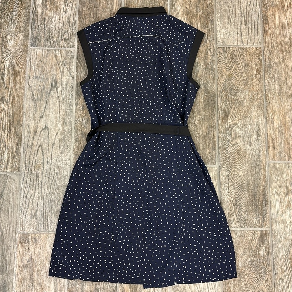 Jason Wu x Target Pleated Shift Dress blue polka dot S - Picture 2 of 3